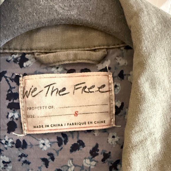 We The Free Khaki Field Coat - Picture 2 of 6